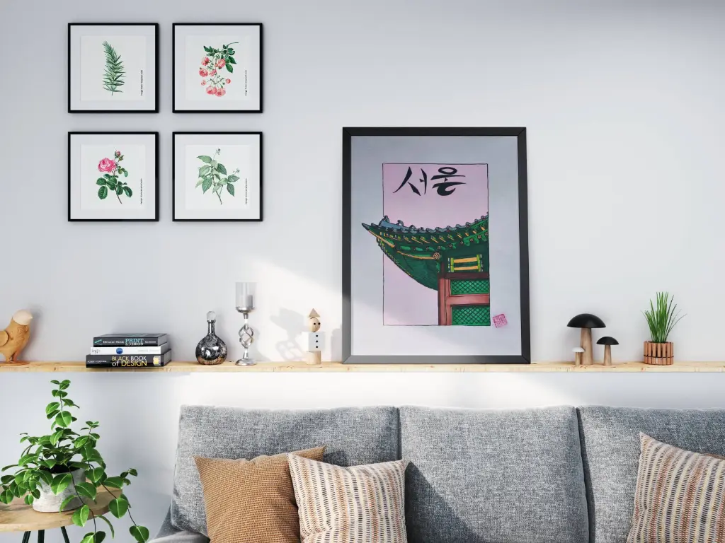 Print A4 Palais Coréen